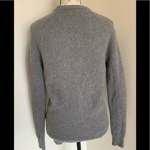 Madewell Boucle Panel Sweater Gray Size S - Picture 3 of 9